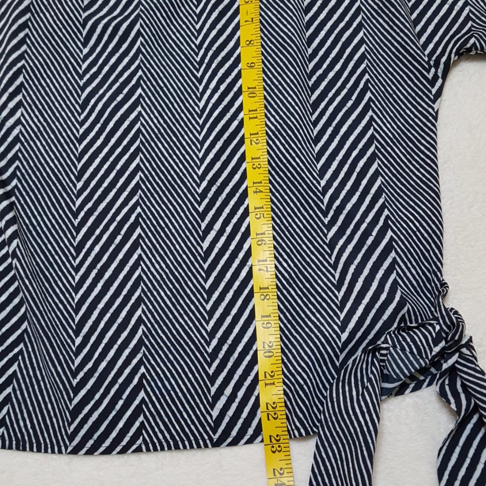 MICHAEL KORS Blue Top Blouse, Size M - Picture 10 of 15